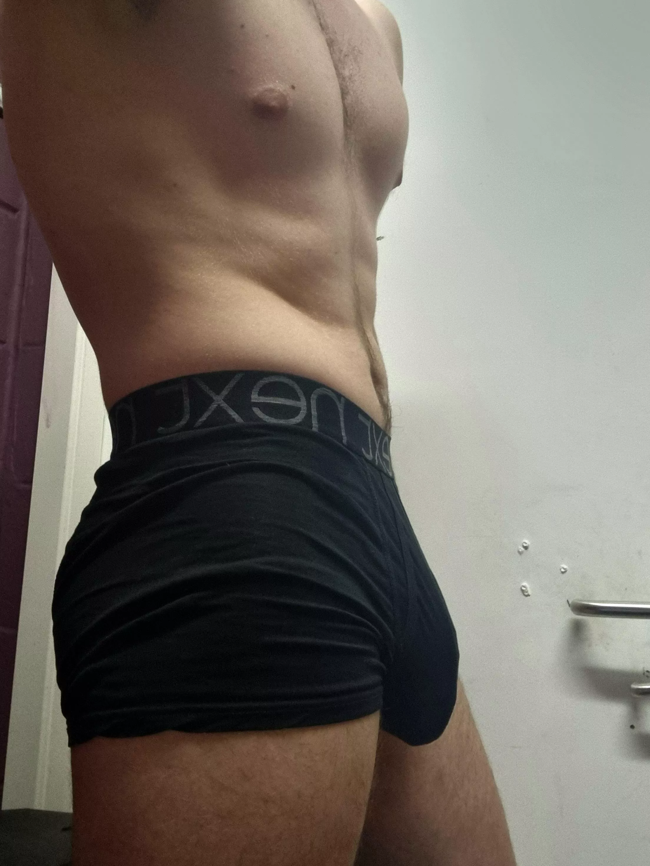 My big soft bulge- someone come and rip these off and get it hard ;)