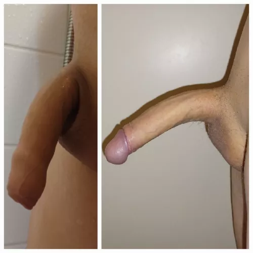 My cockhead doesn't show himself until he grows