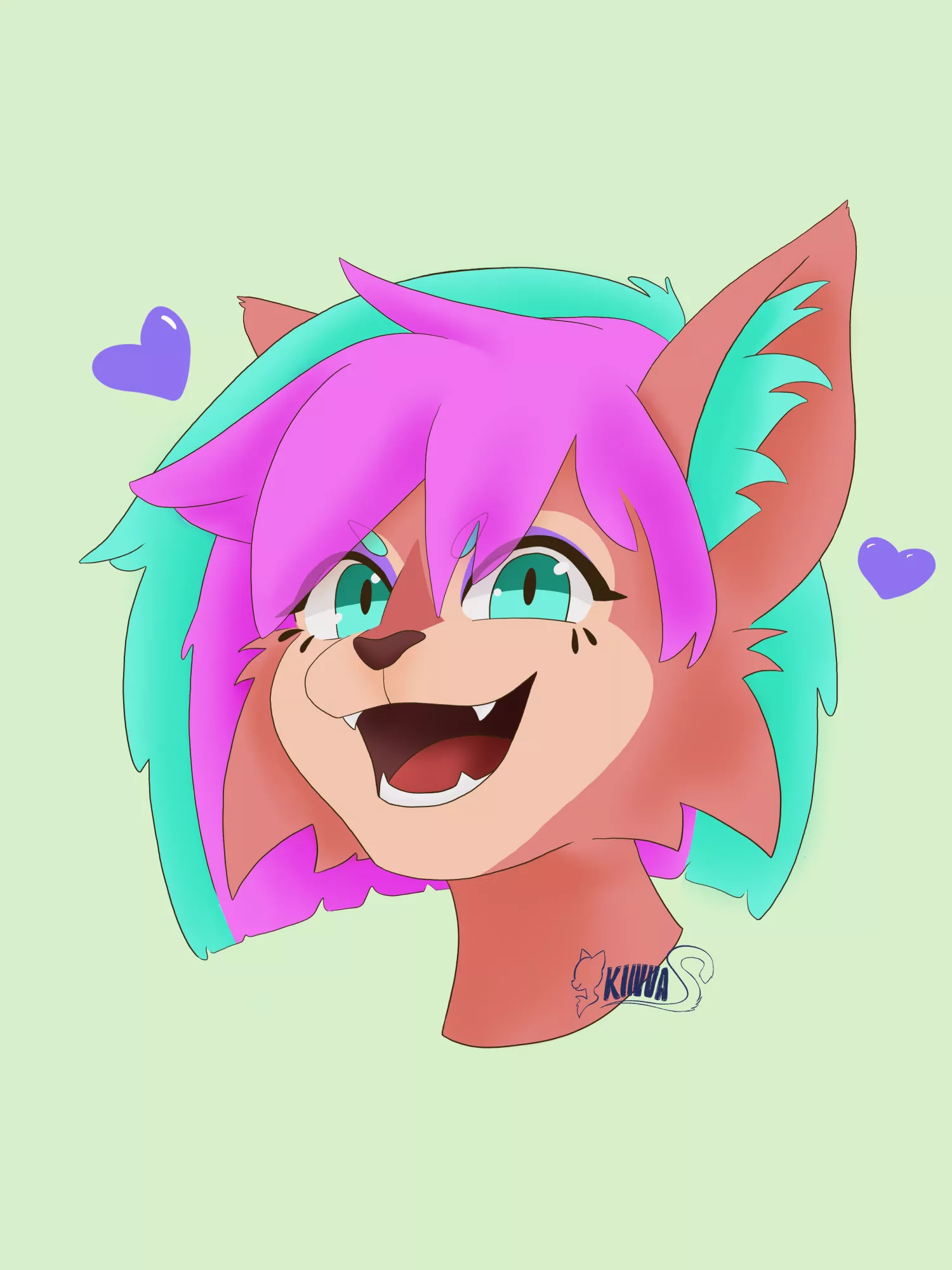 My sona got a haircut~