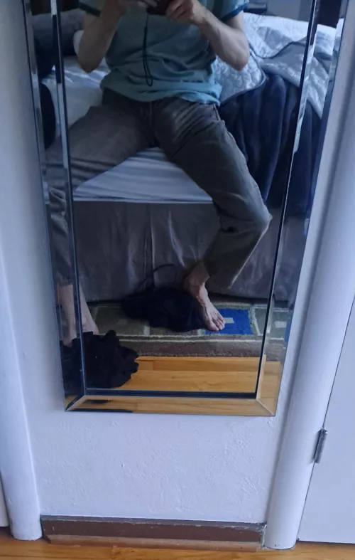 New pants - morning bulge