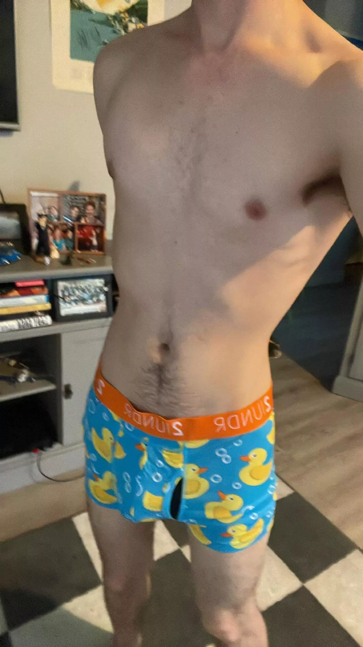 Rub A Dub Dub , who’s taking them off so I can get into the tub?