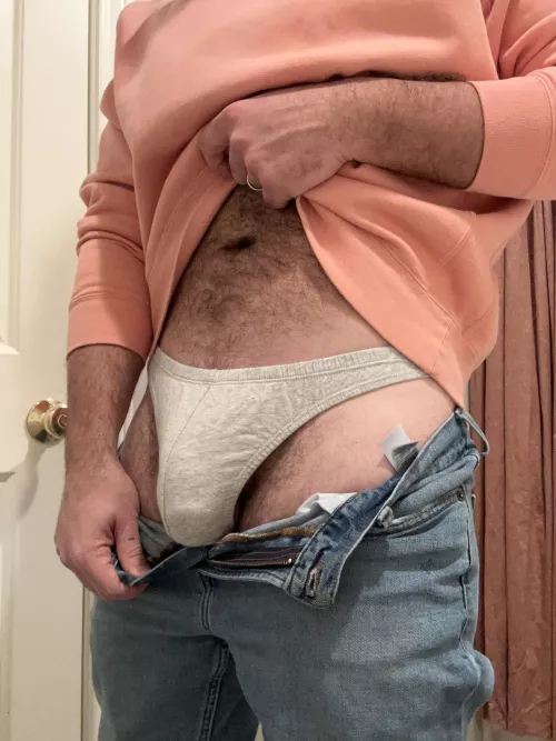 Secret thongs are the best! Dm me and I’ll show you the back;)