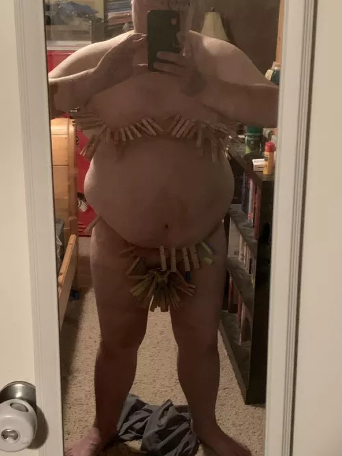 She wanted to see how many I could fit I lost count