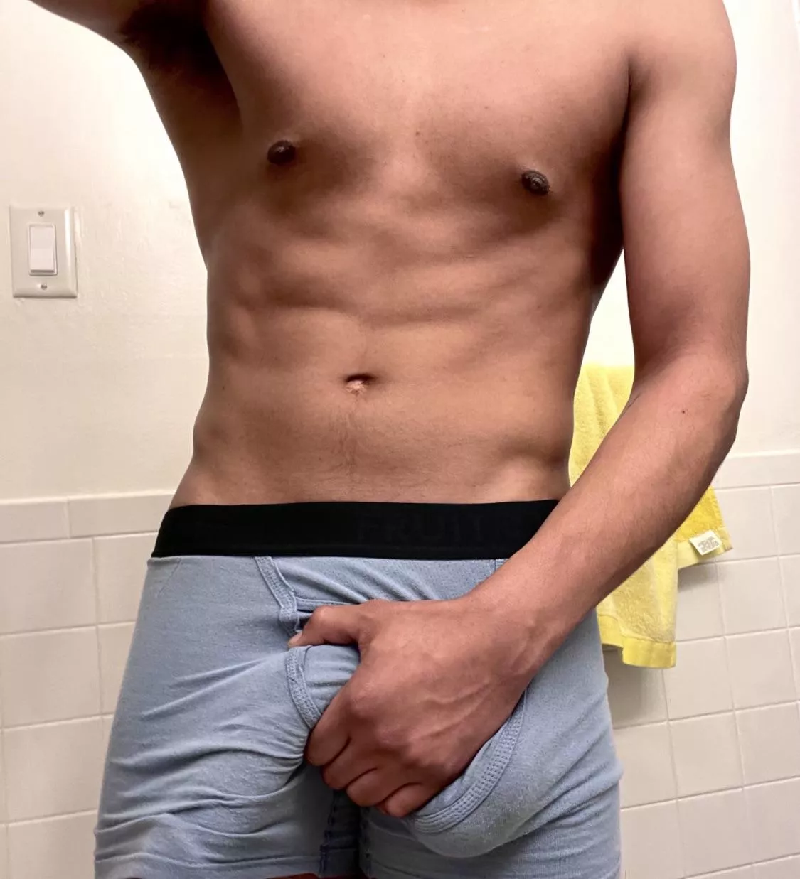 Should I wear these pants outside with this Massive Cock Bulge?