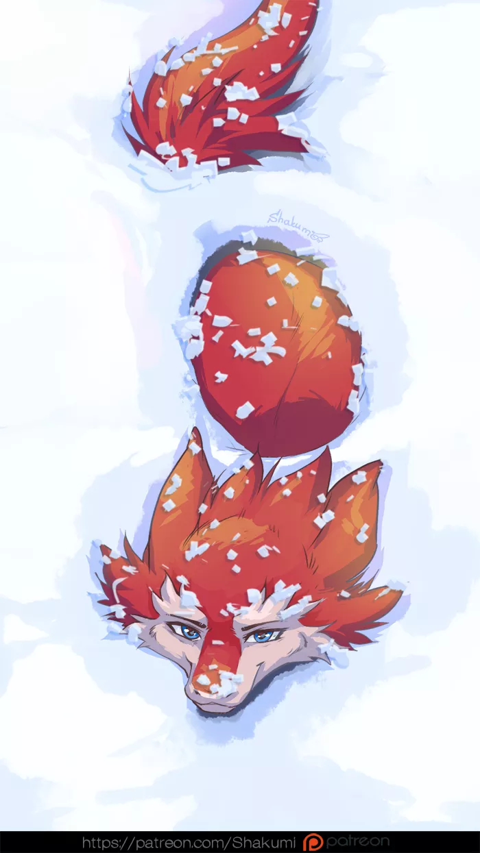 Snowy embush - For Cass (Art by Shakumi/me)