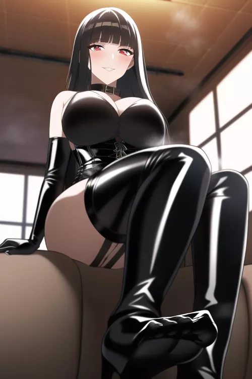 Steamy Latex Dominatrix