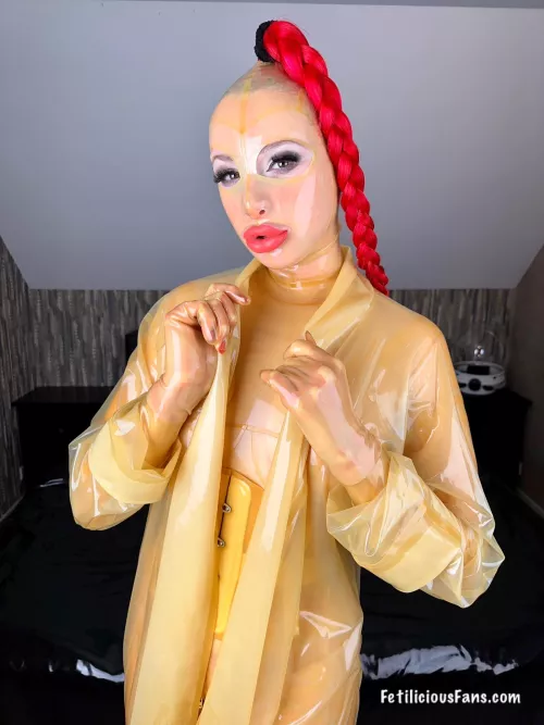 Transparant latex layers 💛 I love it!