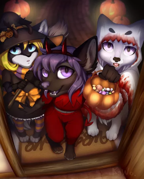 Trick or Treat (by 00_Catewolf_00)