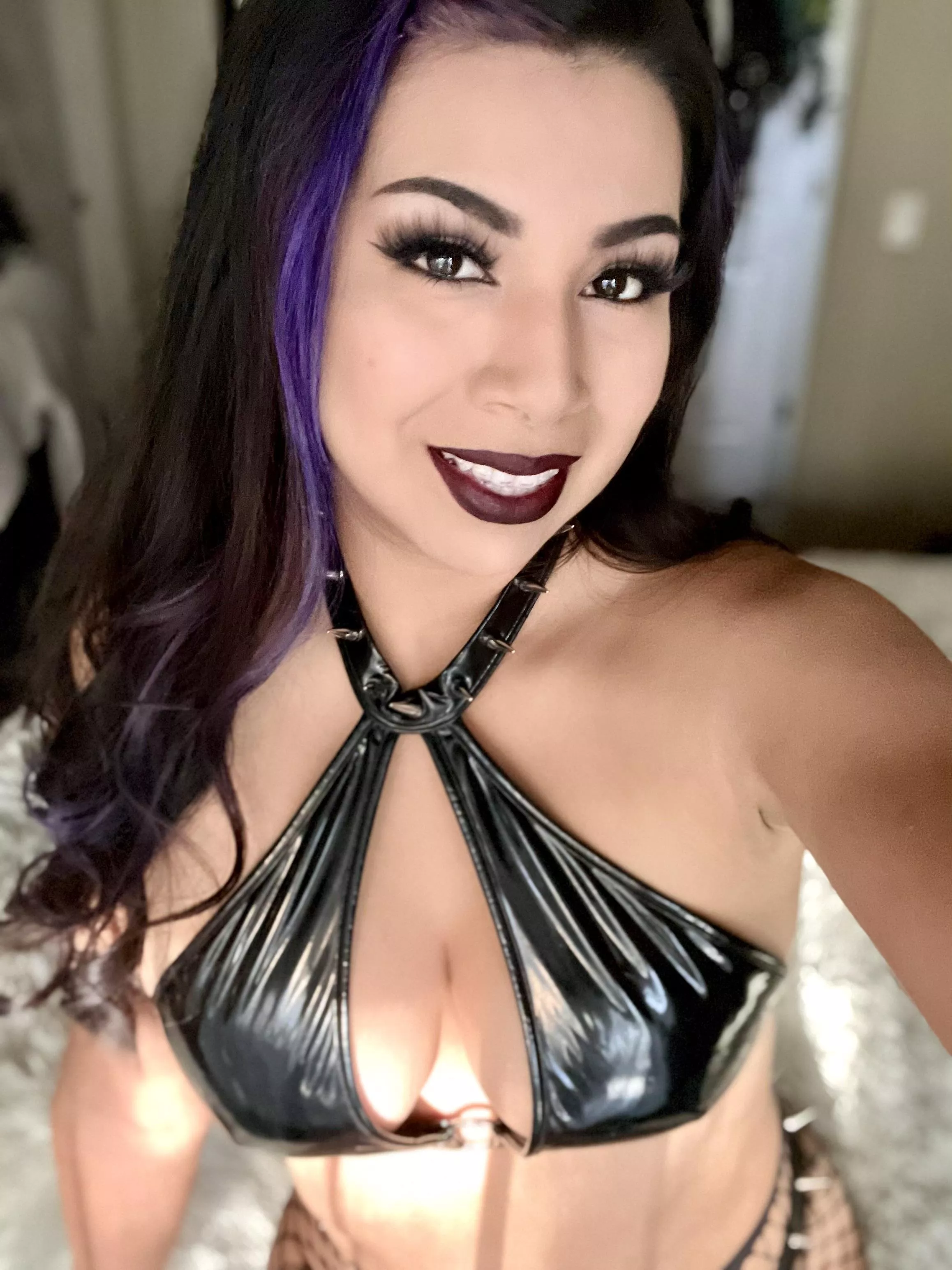 Trying to smile more 💜