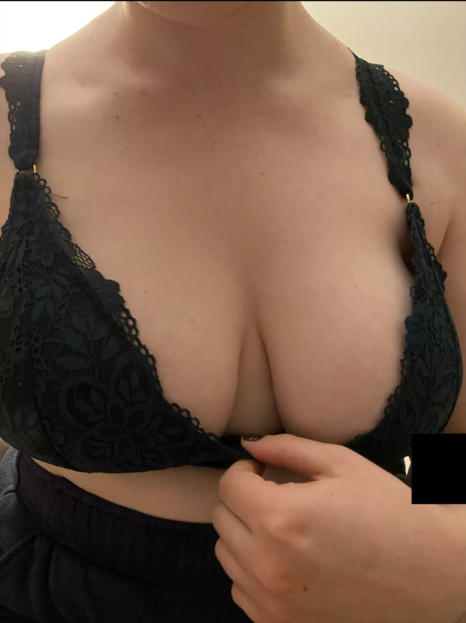 What do you think? Check out my posts to see what they look like without a bra.