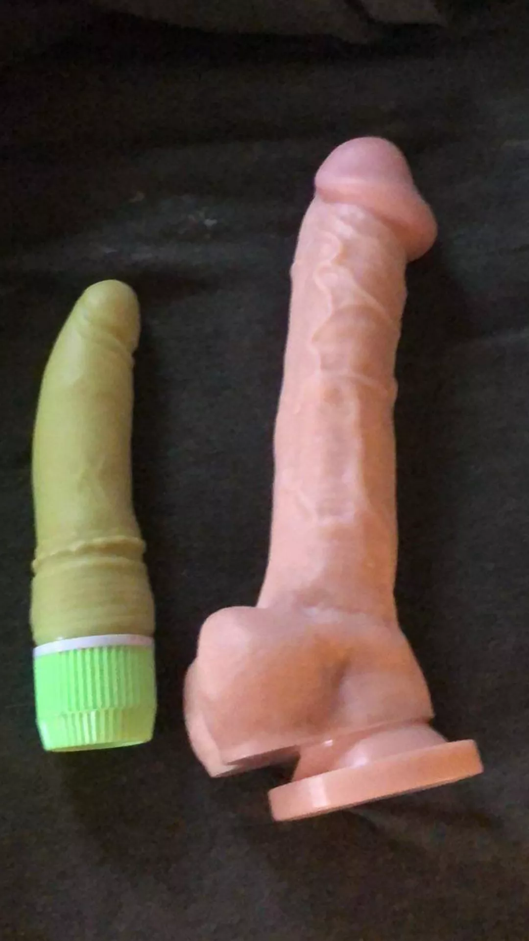 when you buy her a new toy, and it's just a bit bigger than the one she always uses. . .