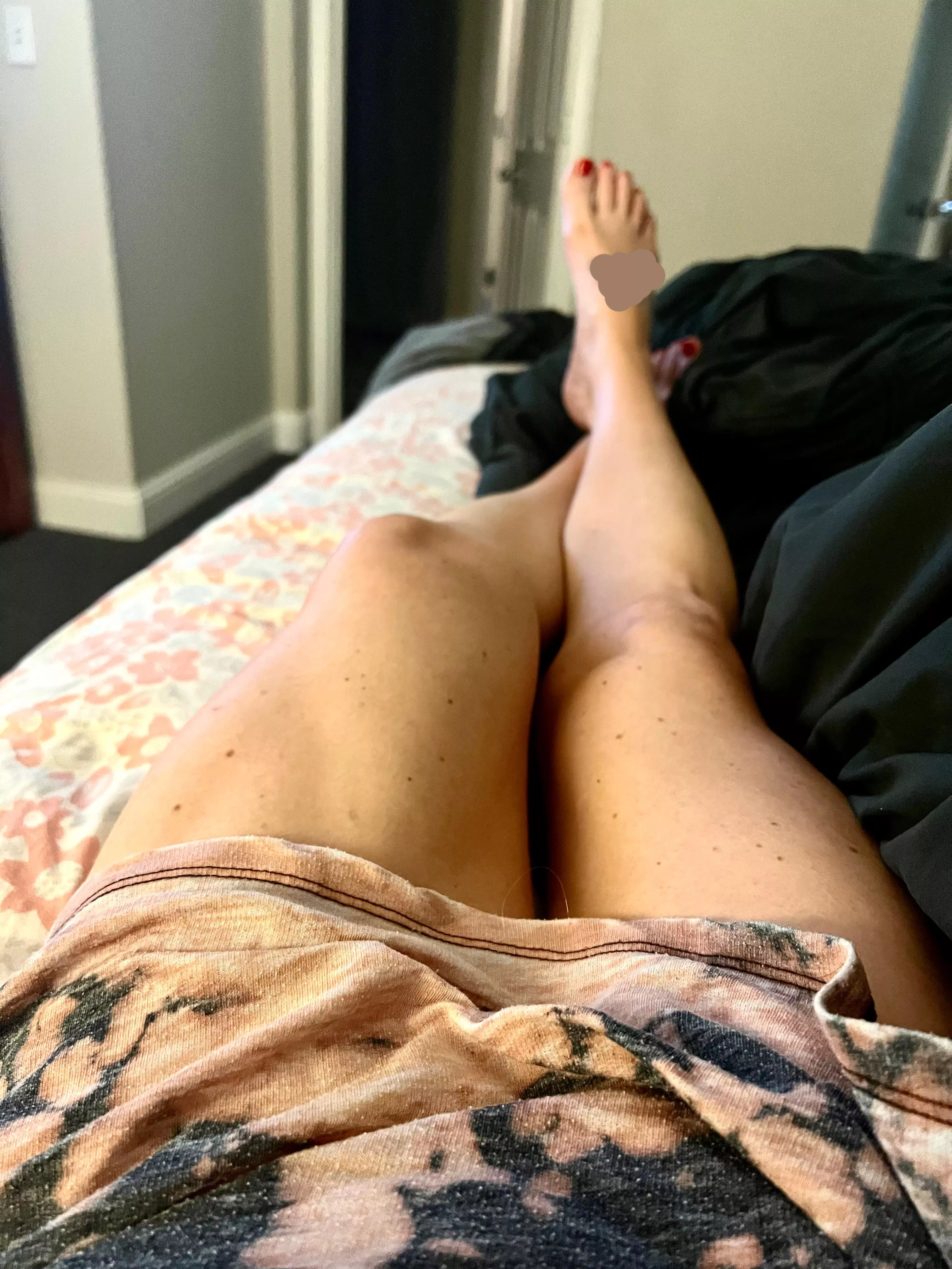 When you leg gains start paying off. Who wants to risk putting their head between these babies?