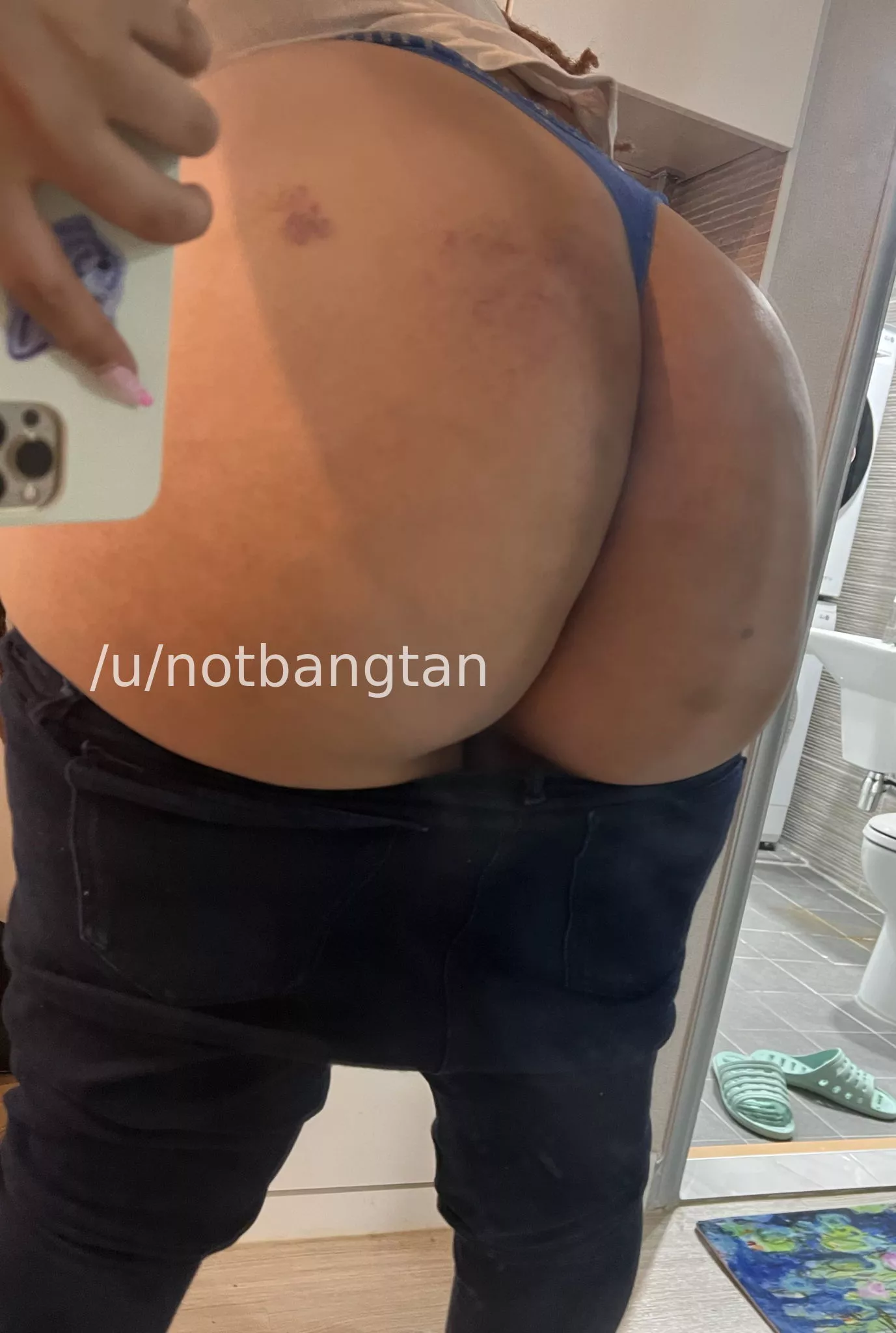 who doesn't love a bruised bubble butt?
