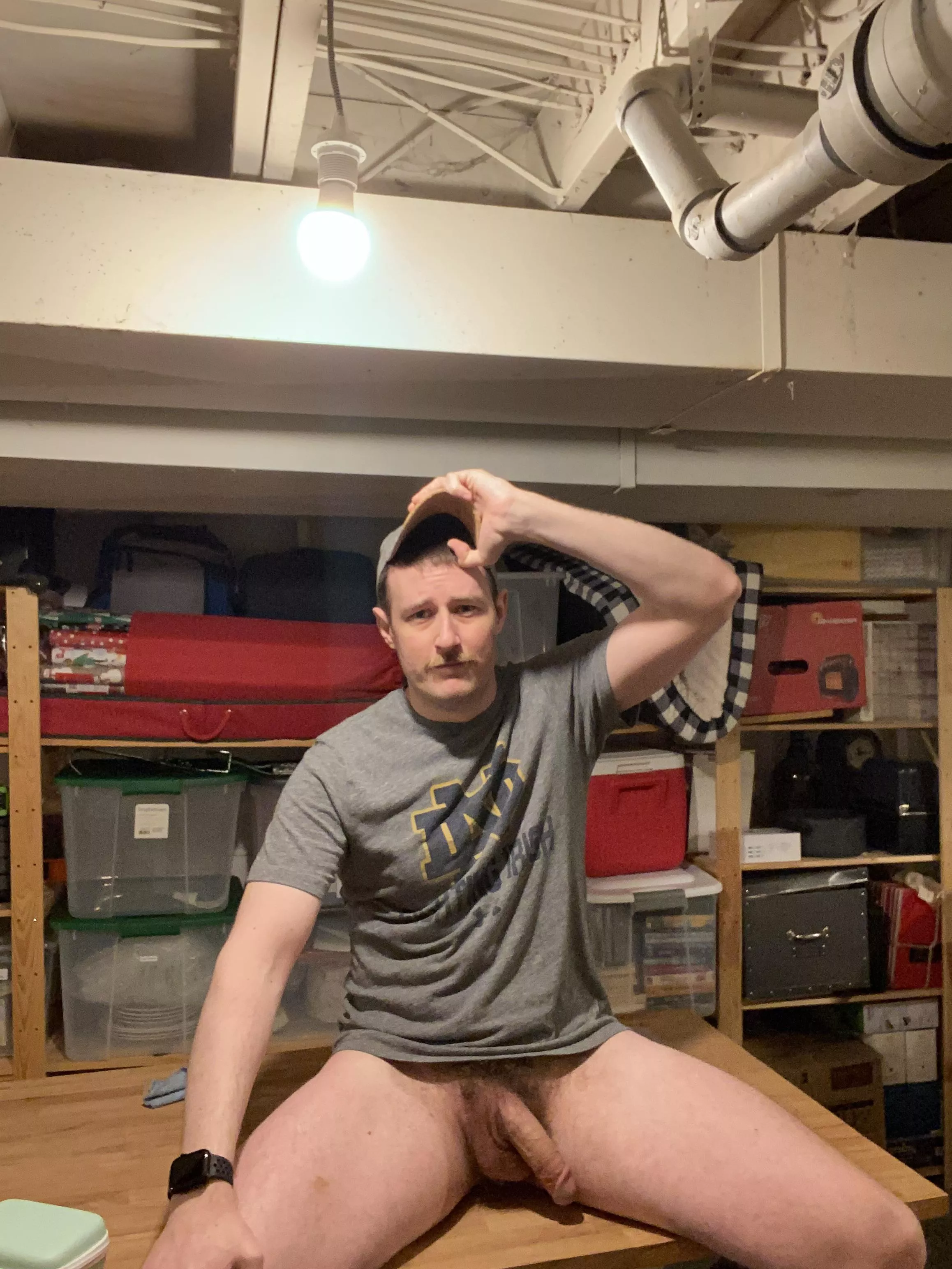 You gonna help me clean up the basement?