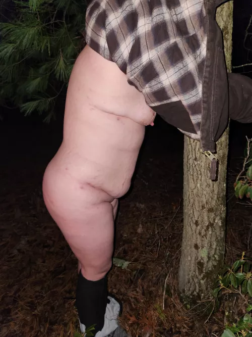 Zip tied my whole to a tree and caned her ass!!!