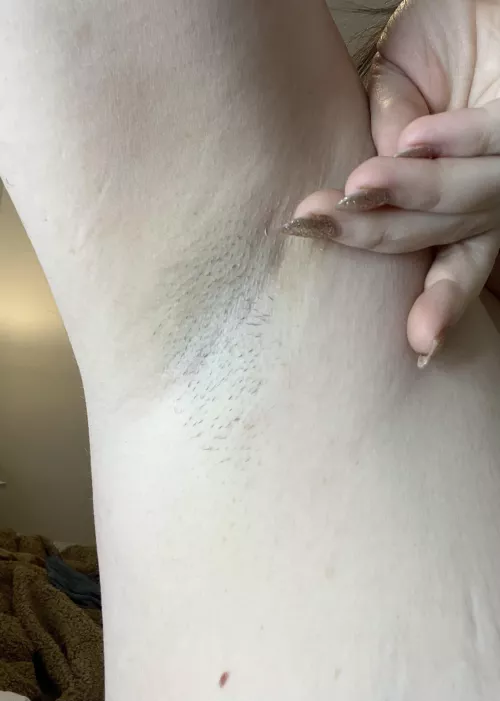 A little pre shower stubble.