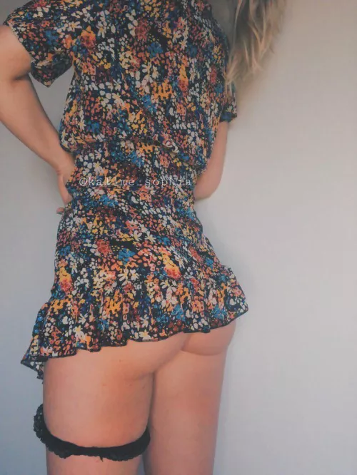 A Perfect summer dress for no panties