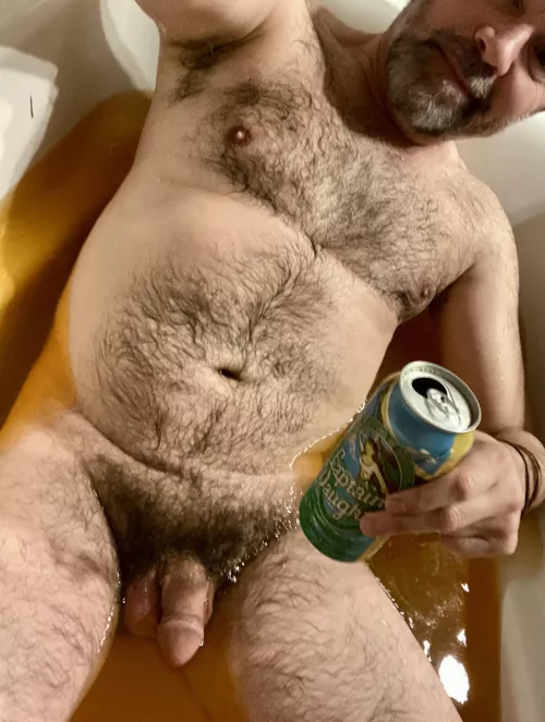 Bath time bear