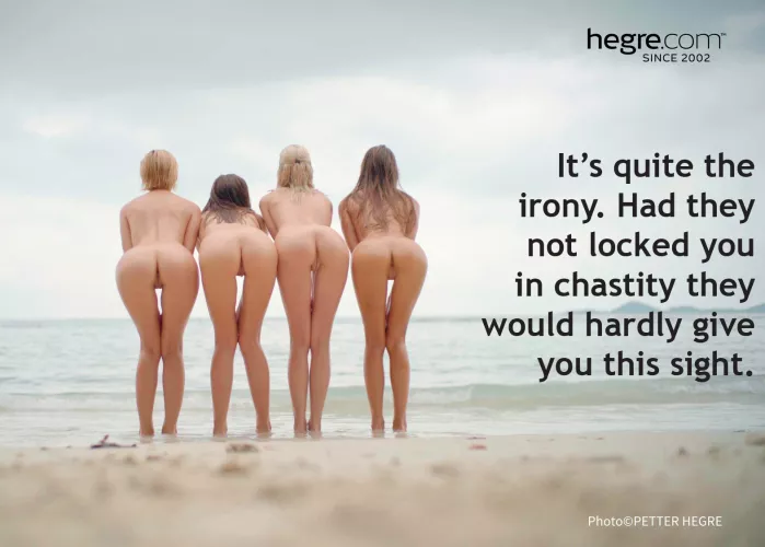 Better get into the cold water, the sight the mean girls give is impossible to stand