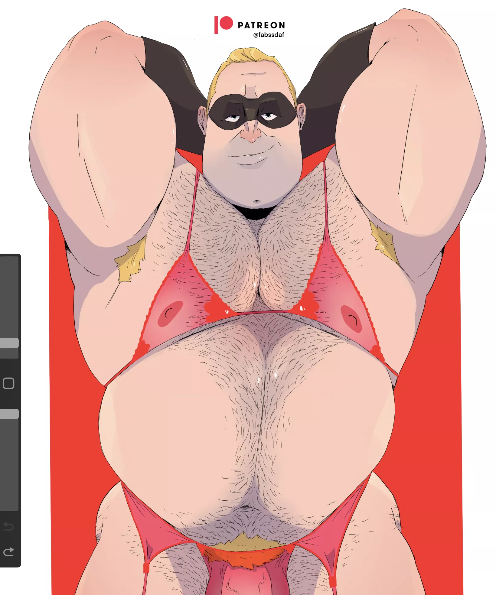 Dad’s lingerie (My Twitter and Patreon: fabssdaf)