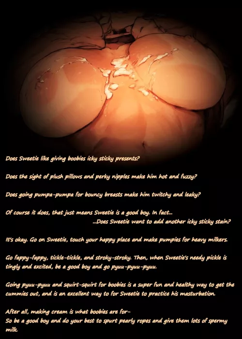 Do big juicy 🍮boobies🍮 give Sweetie an energetic 🍆erection🍆? [Masturbation Encouragement][Breast Focus][Good Boy]