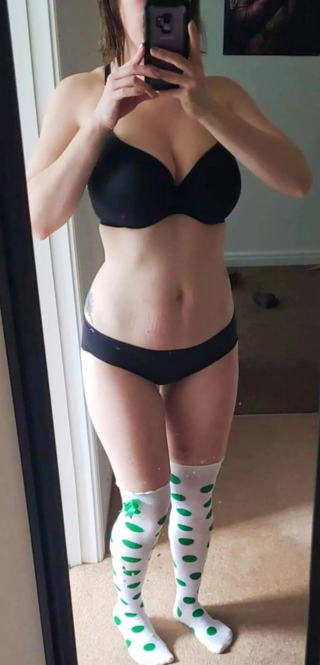 Feeling like a MILF in my thigh highs today 😜