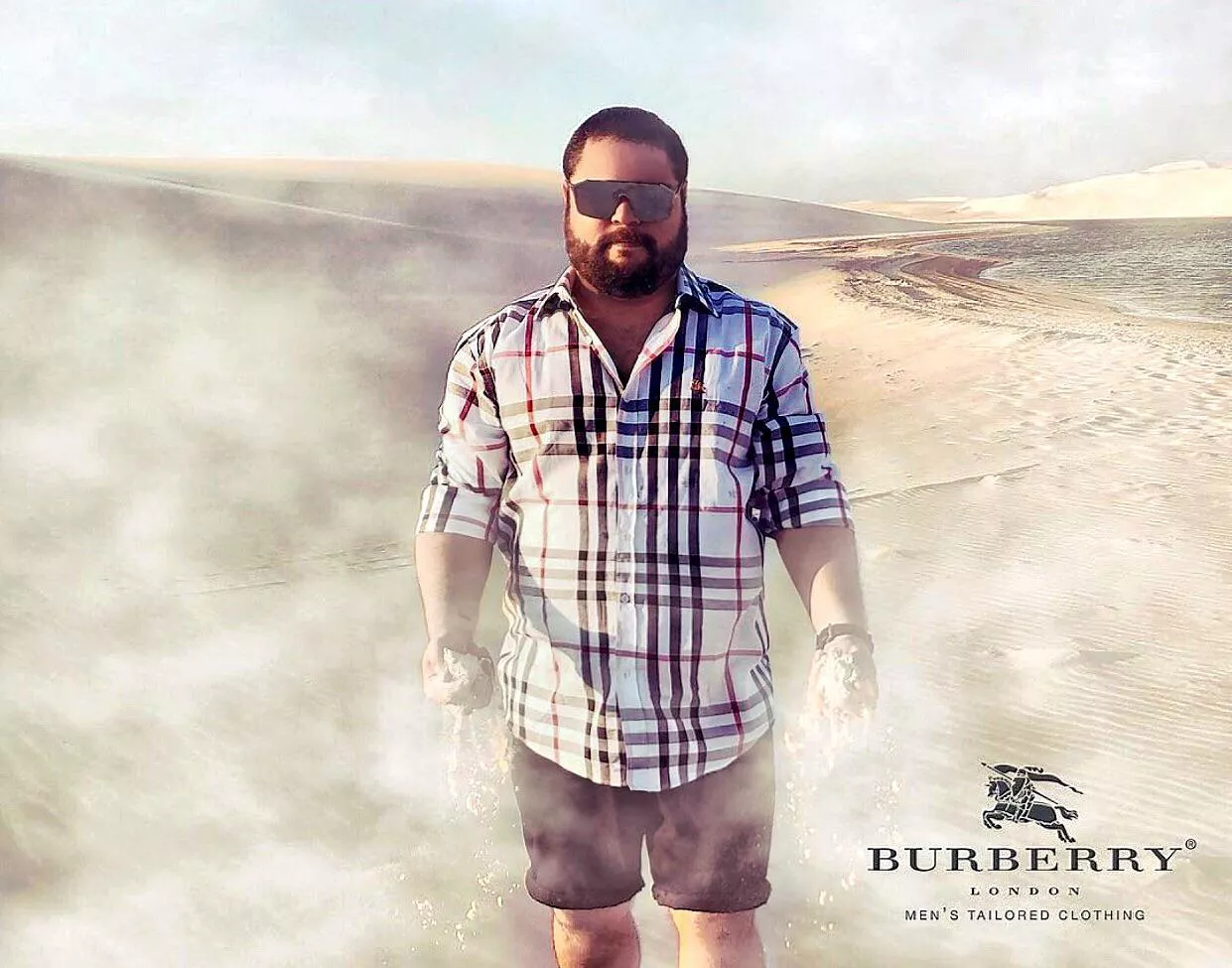 First Burberry’s plus size model, for the Brazilian campaign of the Quicksand Collection. Project aborted before hitting the press, but still one of my highest peaks of self esteem in life!