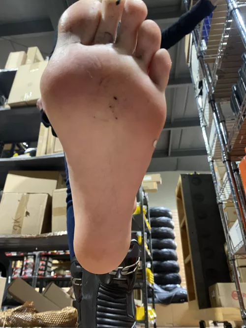 Fresh out of my boots. Who wants a taste?