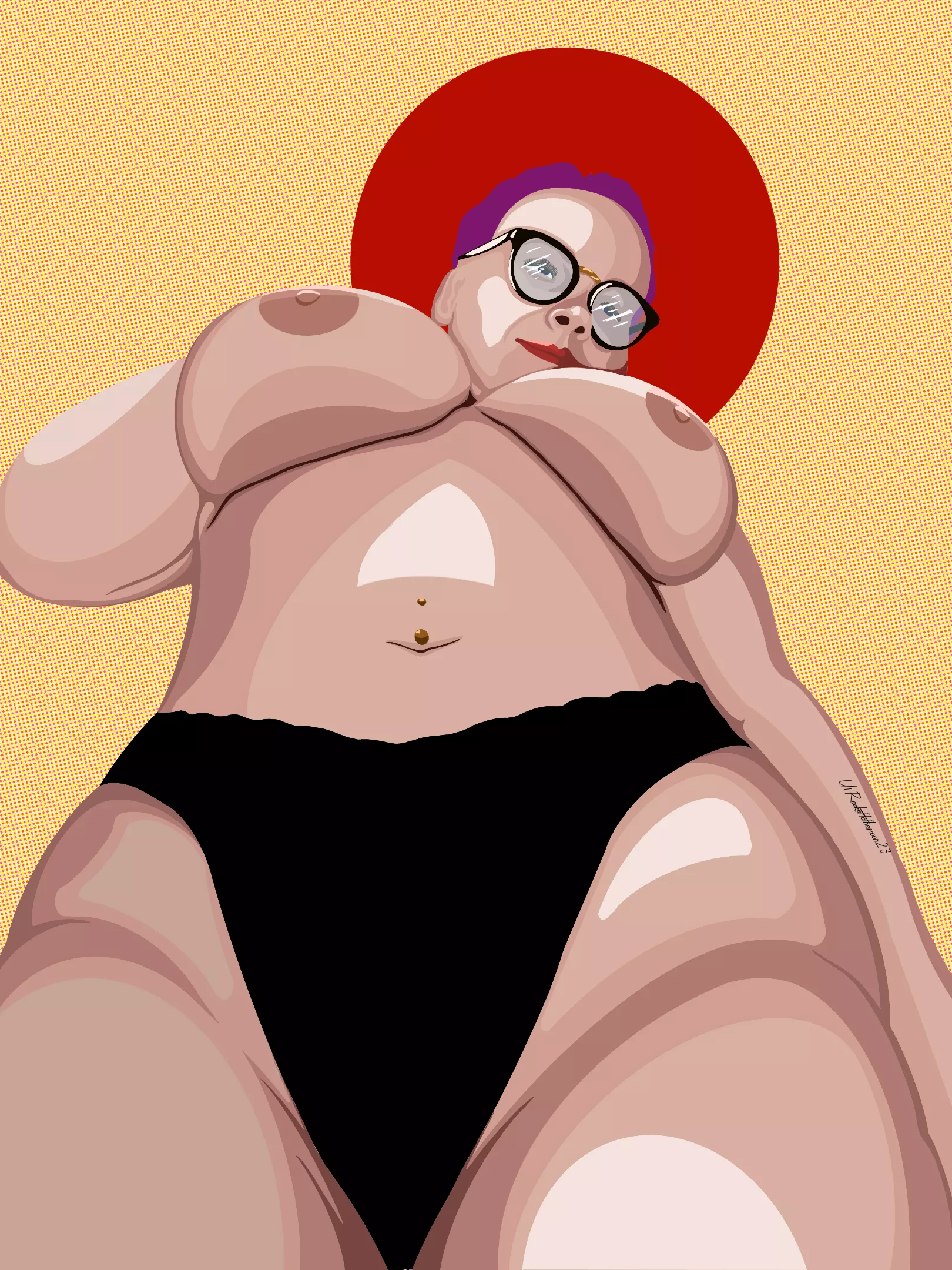 Gazing Upwards by me