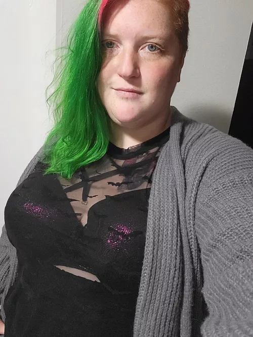 Going out with my bra on display