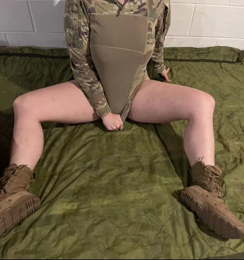 Hope you like thick Military legs!