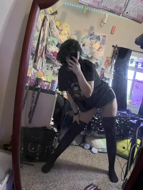 I live in a very chaotic femboy room lol