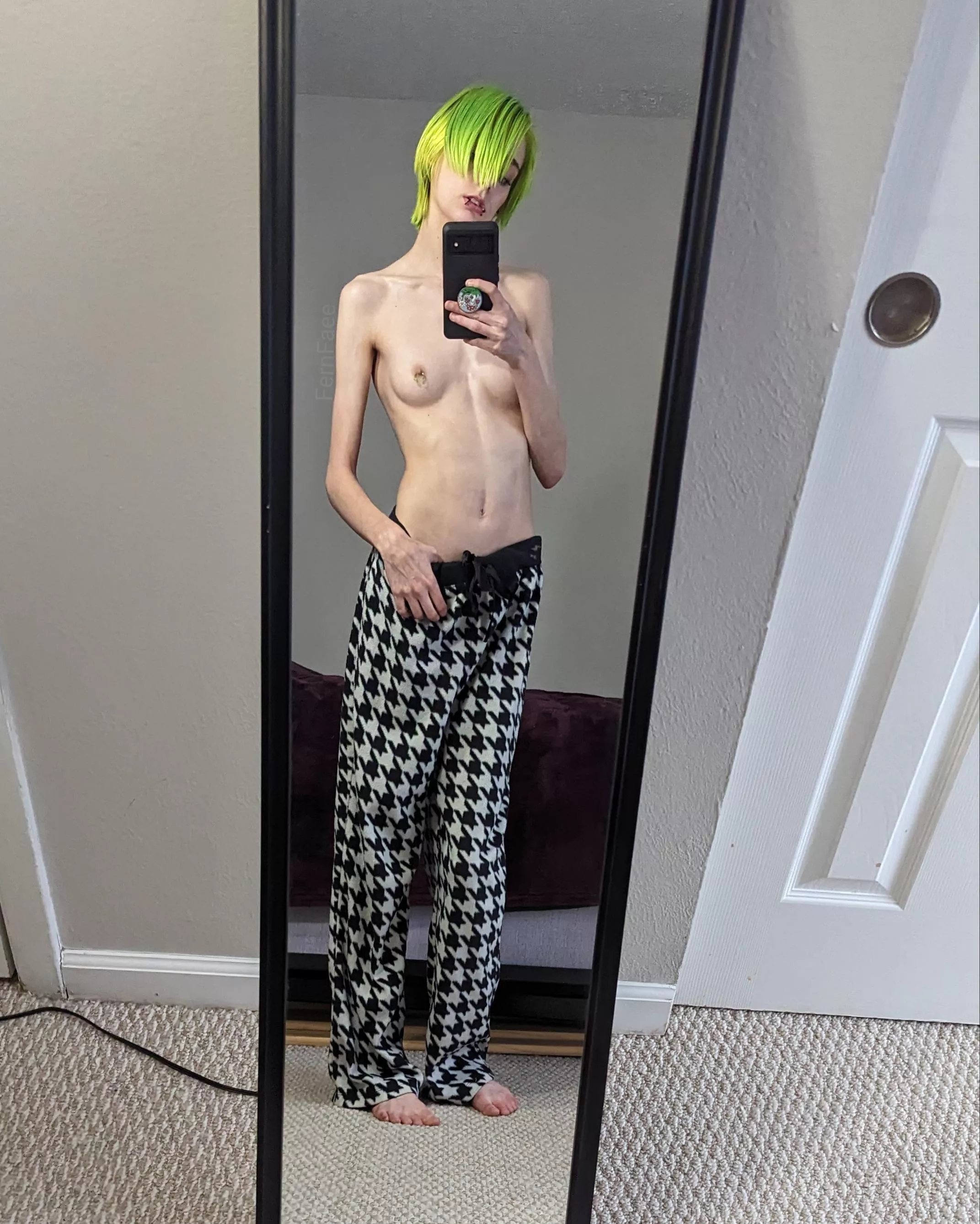 I'm not wearing anything under my pj pants