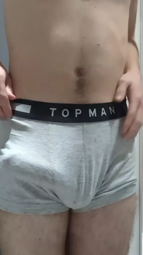 just before taking my pants off 😳