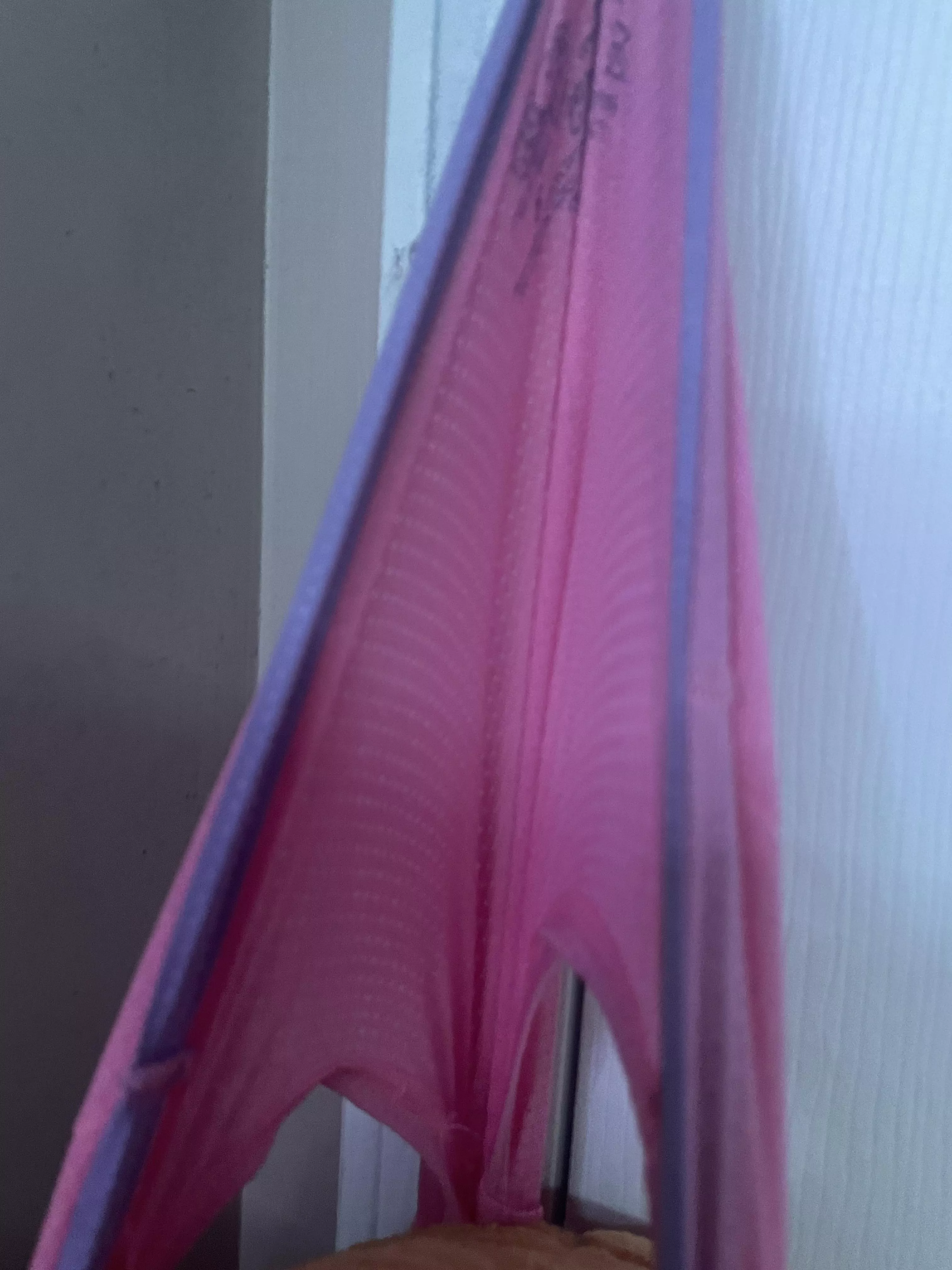 Just gave my dorky sister a wedgie look at her small little pink panties 😂