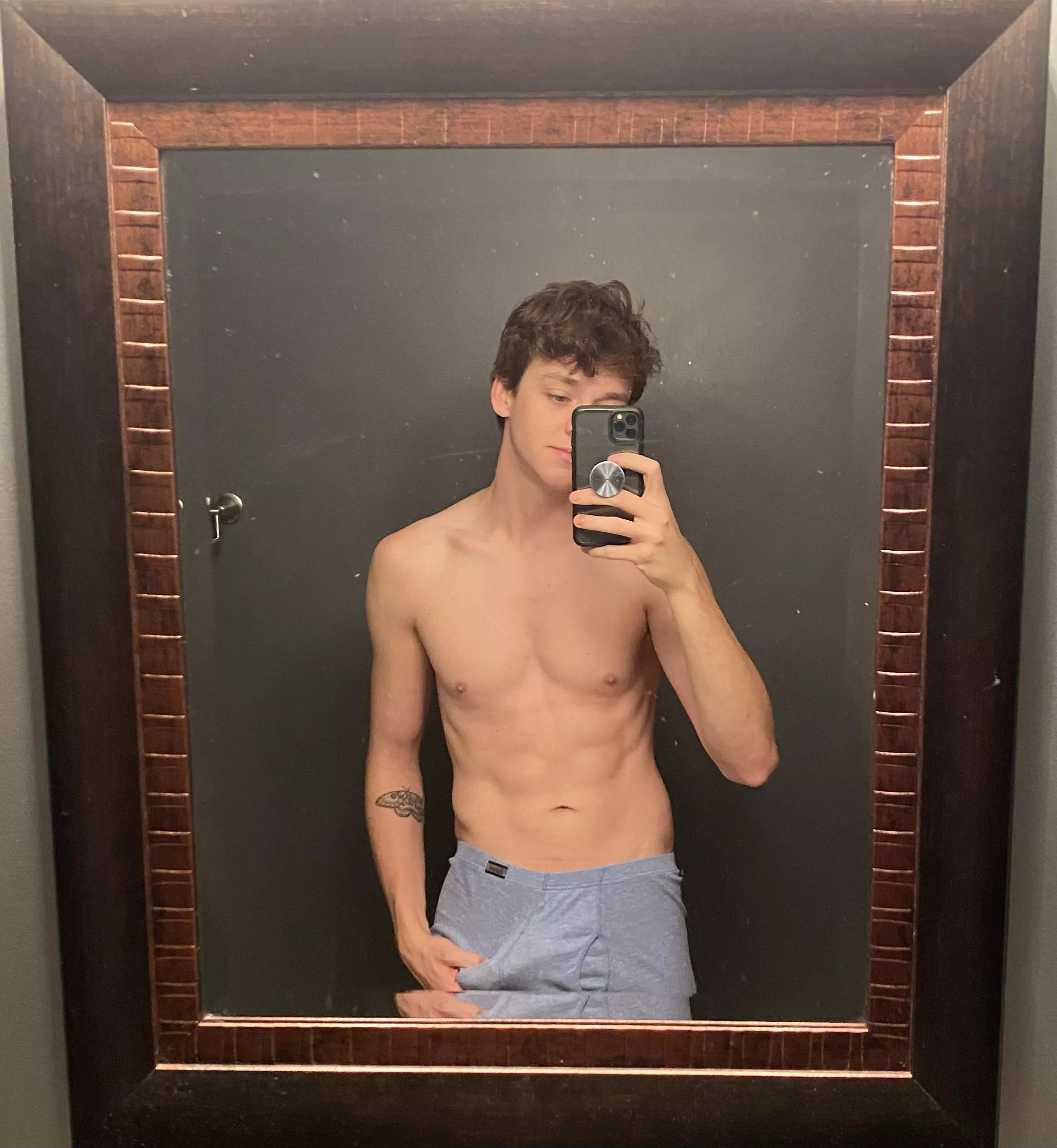 Let me fuck you in front of the mirror