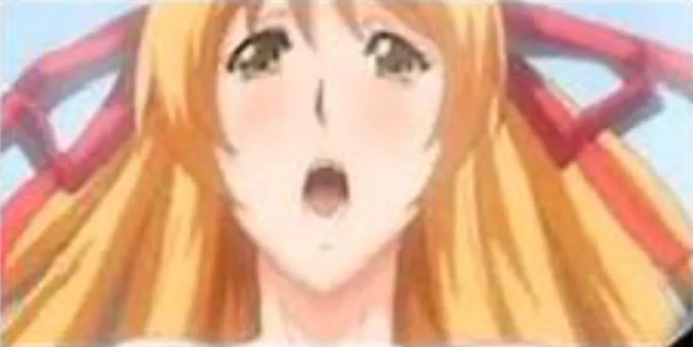 LF Color Source: 1girl, Blonde hair, red hair bow, red hair ribbon, open mouth, long hair, close up