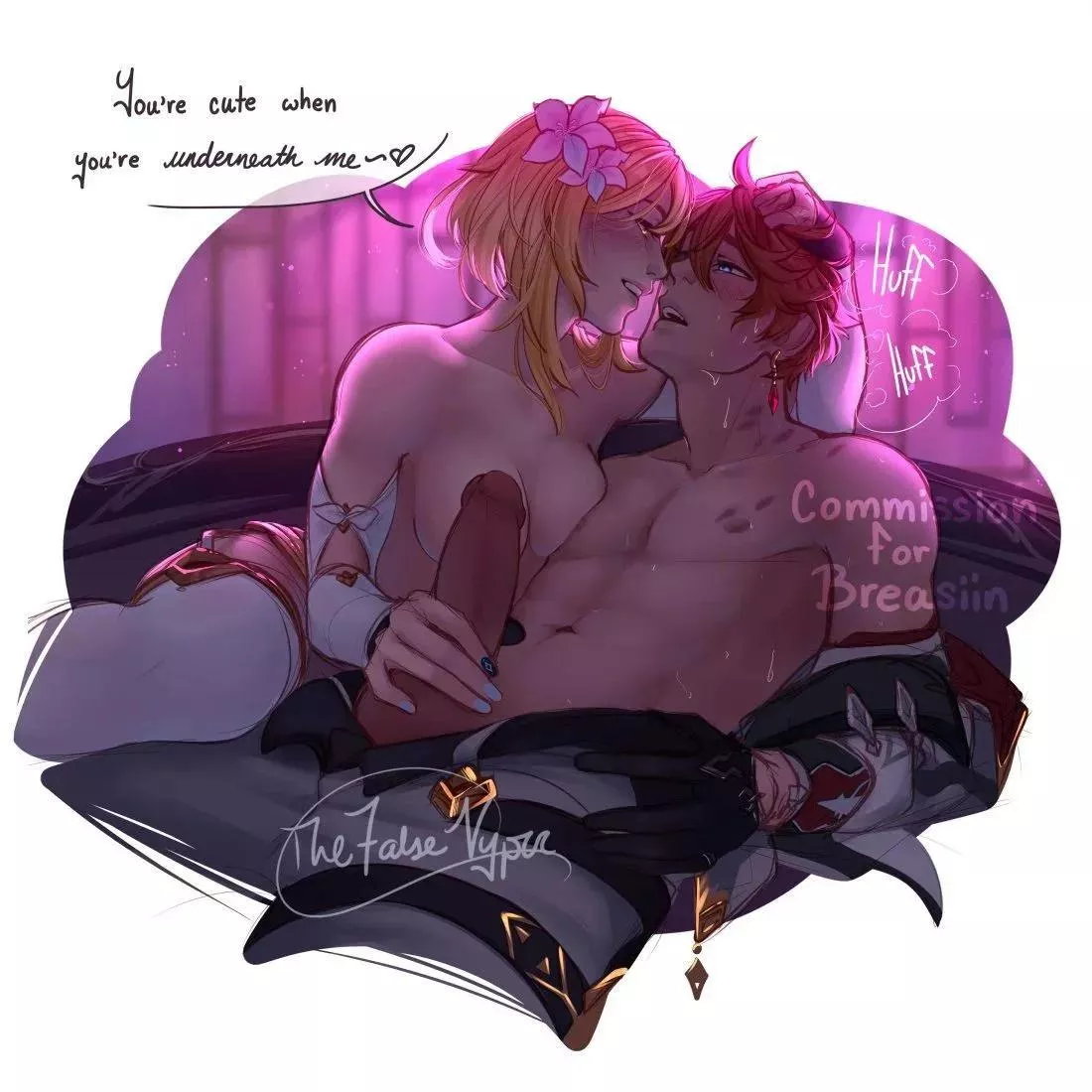 Love her even more when she's flirty, coy and determined while still being loving and gentle~