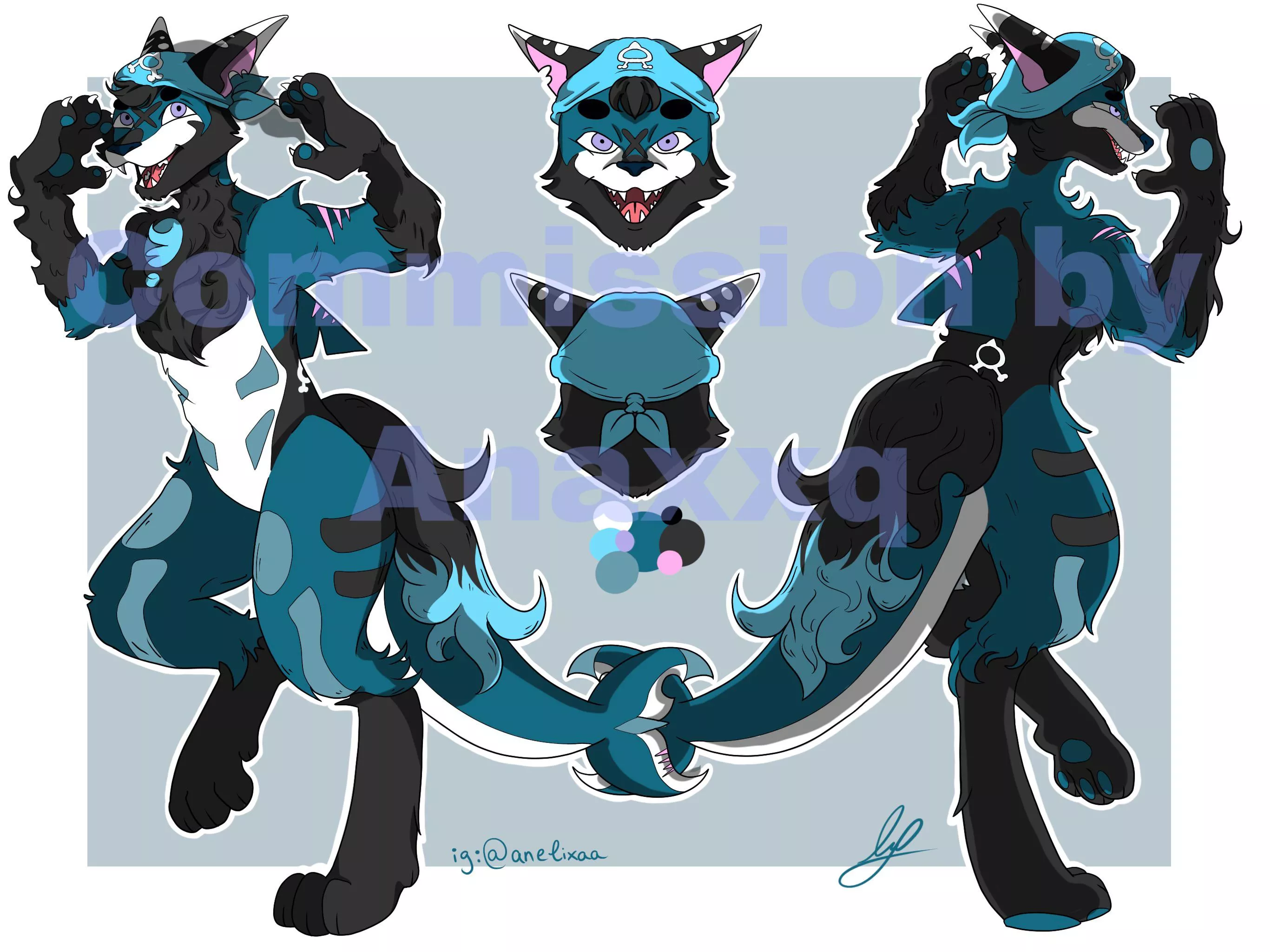 Most recent furry reference commission