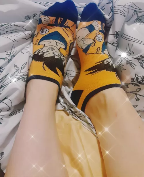 My socks are the best 💛🧡 #Female