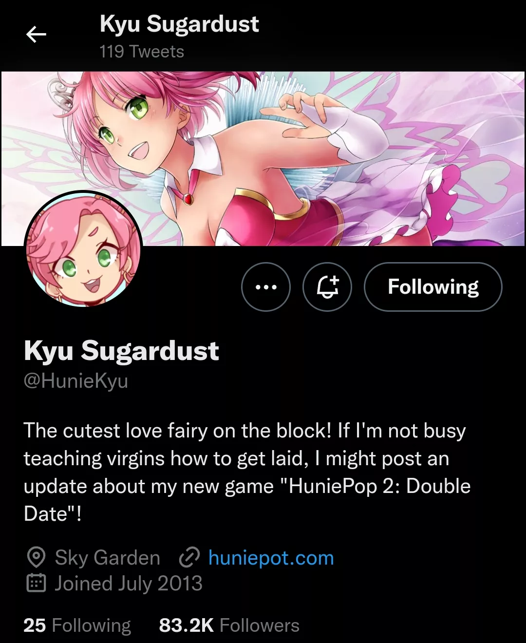 New profile pic: expectation of news growing.