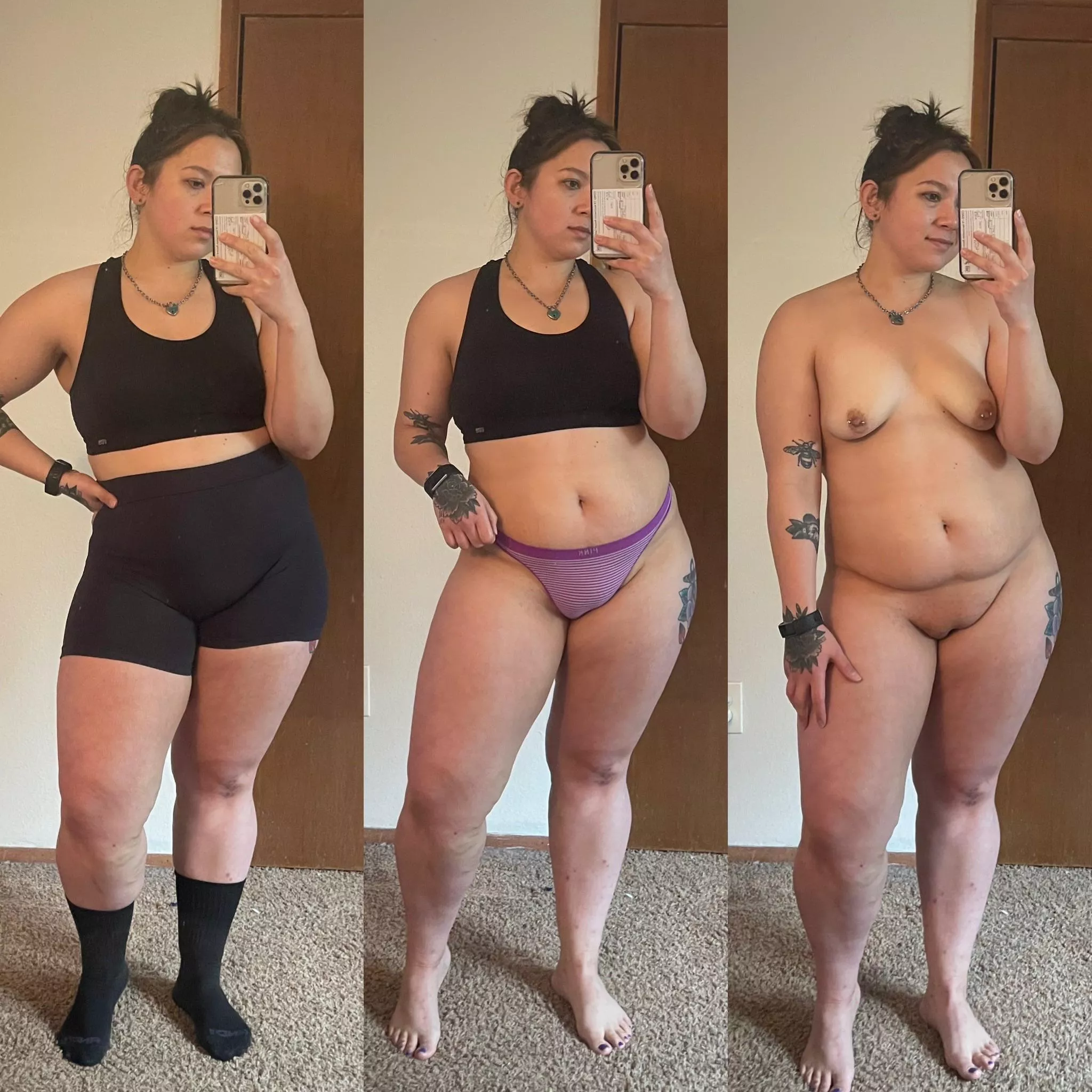 Now that I’m naked the real workout can start 🤪