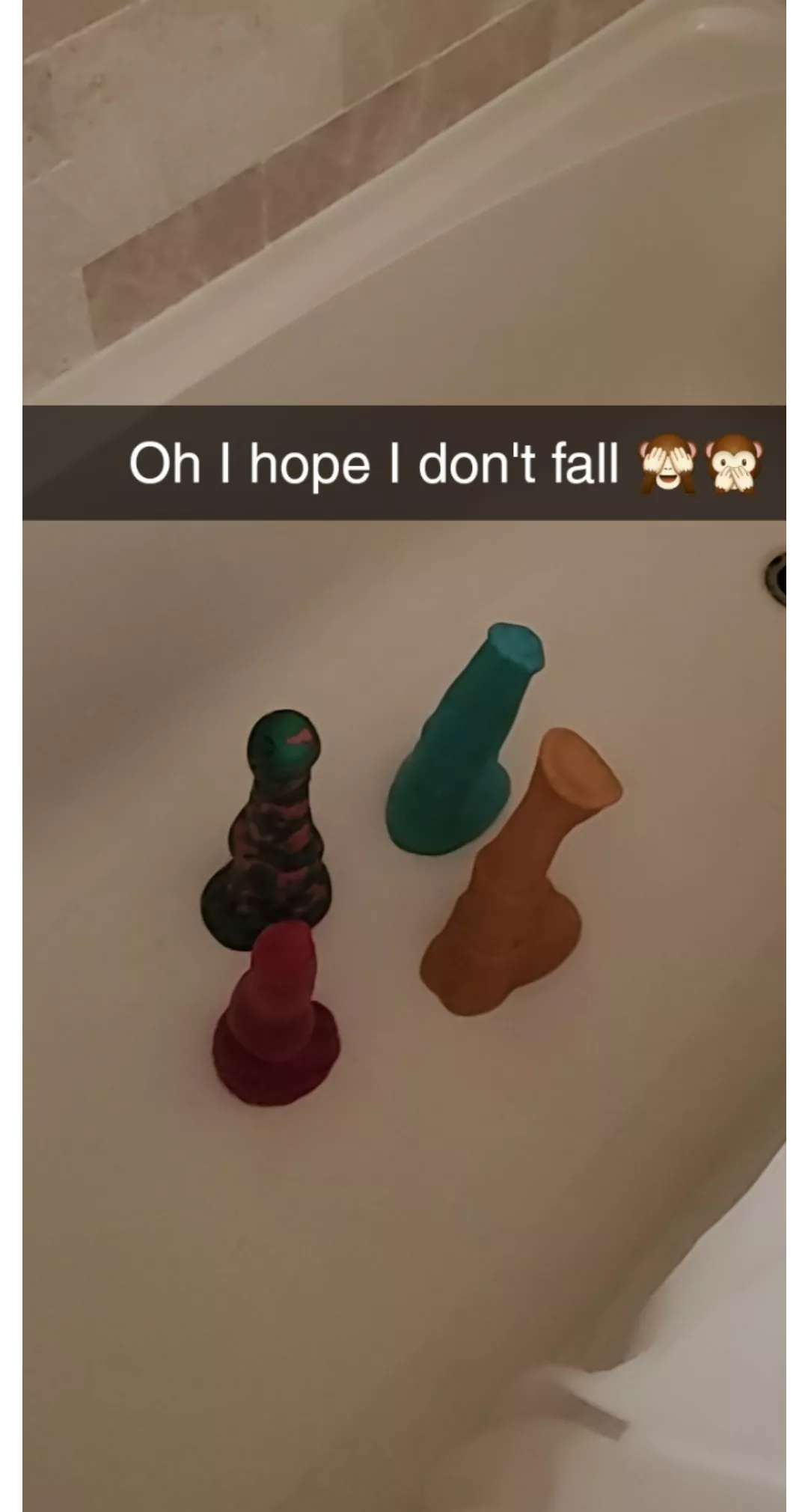 Oh No! I hope I don't fall 😏😈