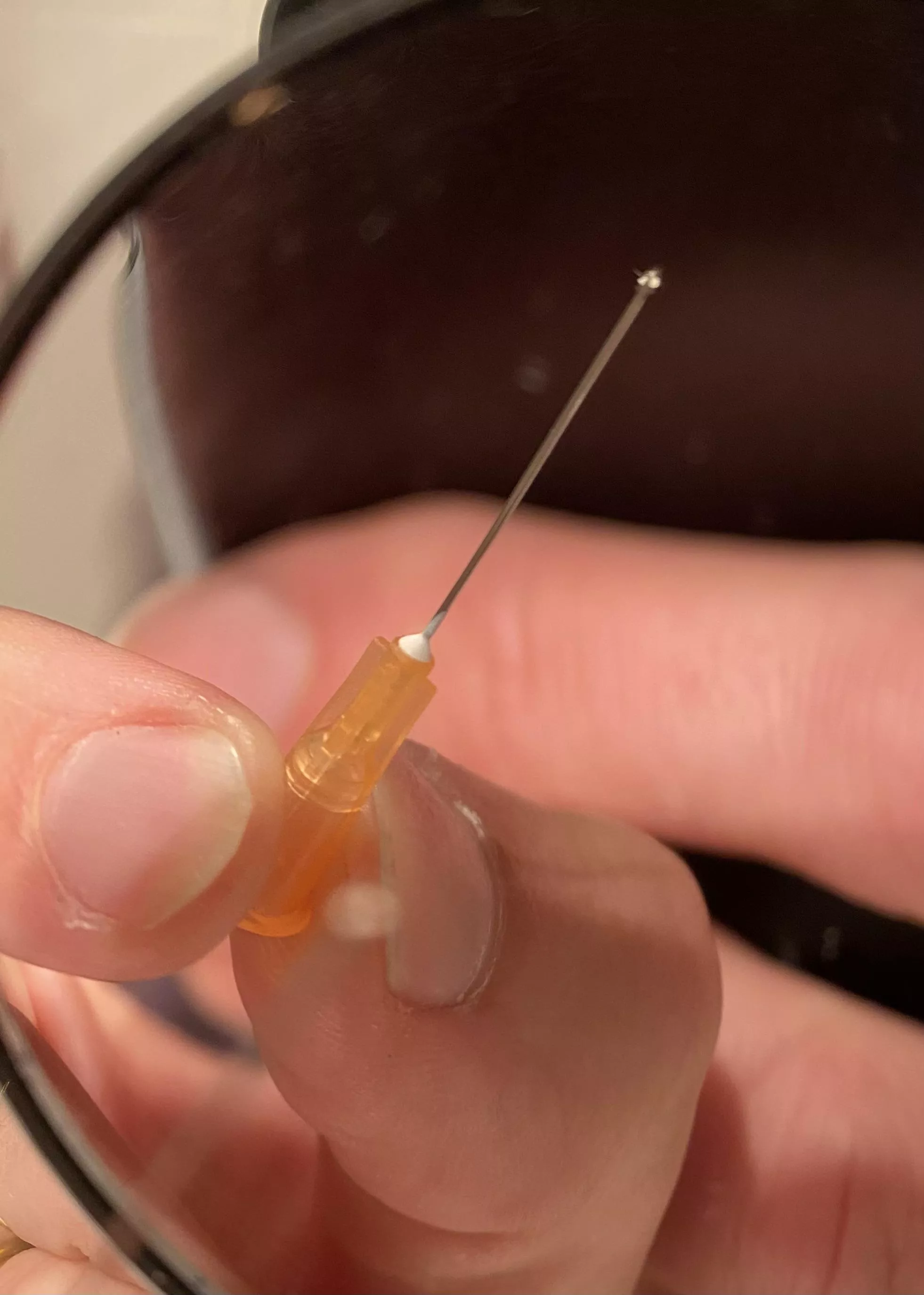 OMG the stench. Every few days I squeeze out a minute speck of white stuff from an enlarged pore on my cheek. It’s literally the size of a small grain of sand but it absolutely STINKS. What is going on?