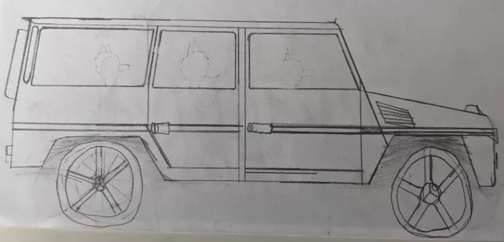 Picking 3 furs to sit in a G-Wagon.