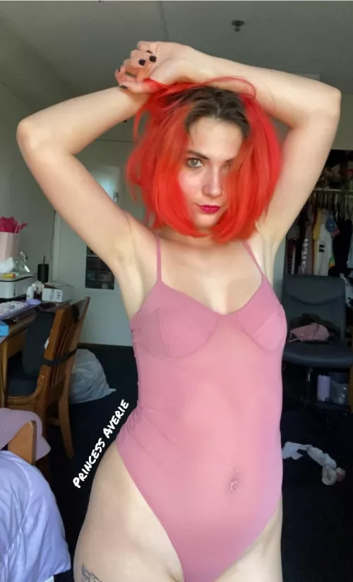 Playing dress up in some lingerie