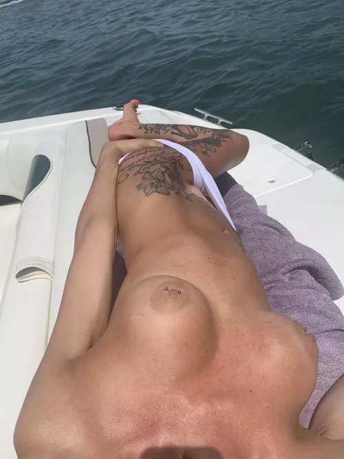 She loves being topless