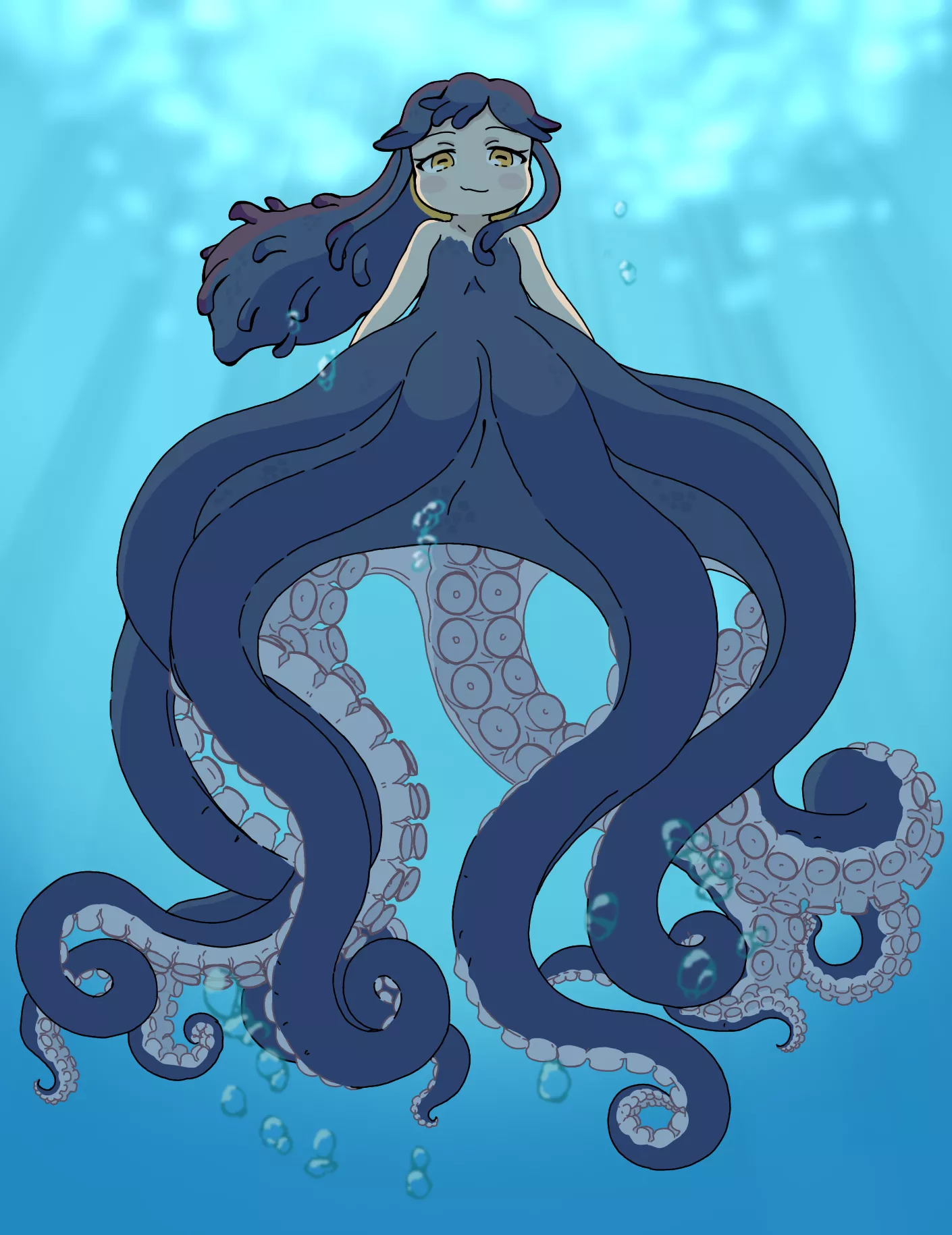 Smug Octopus by Takopoteto