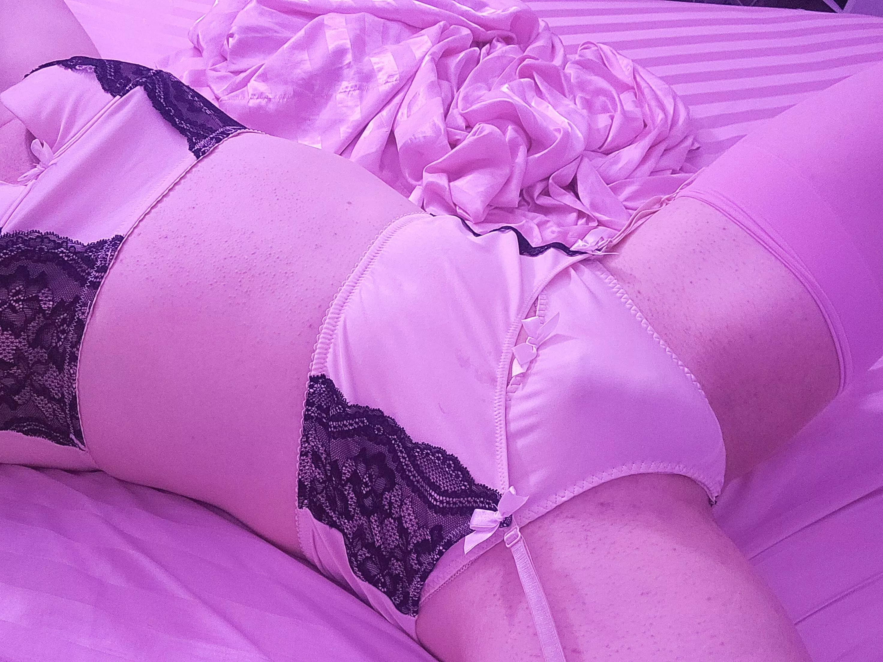 So much pink. So much satin.
