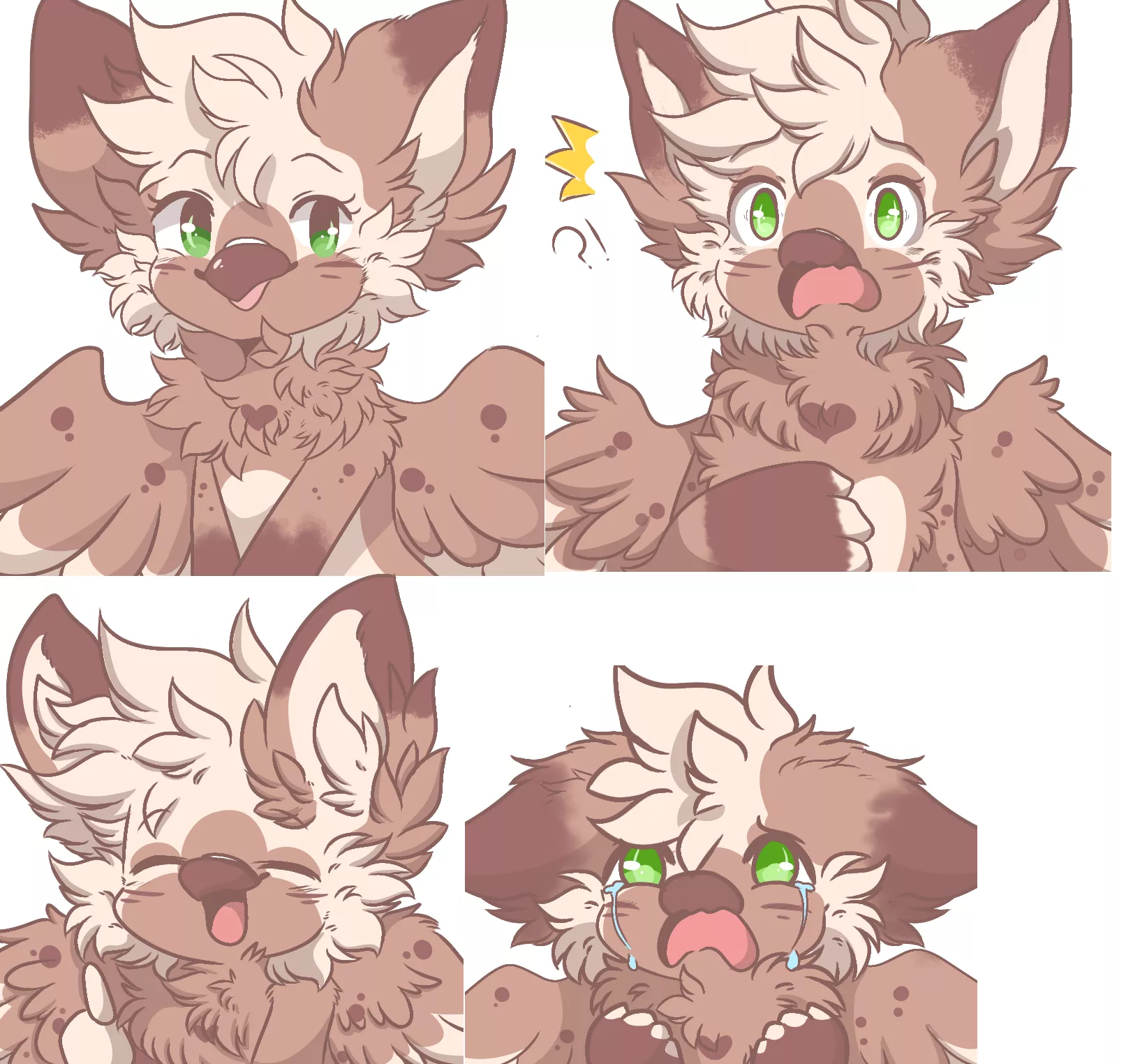 Some Emote Commissions I finished up today !
